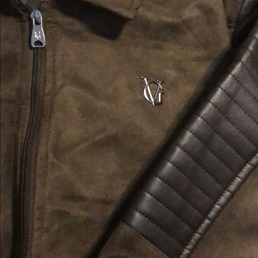 Suede and leather jacket - Picture 4 of 5